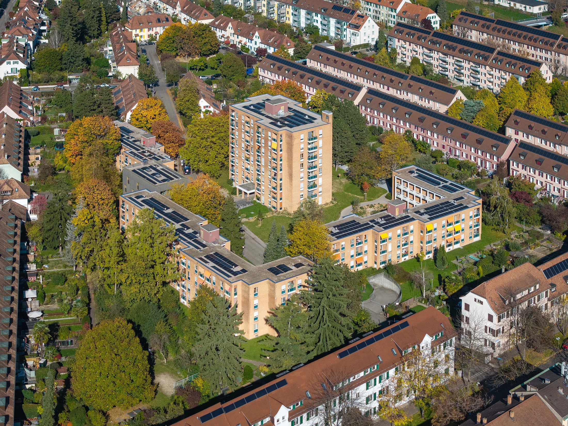 Alterssiedlung mit 5 Gebäude