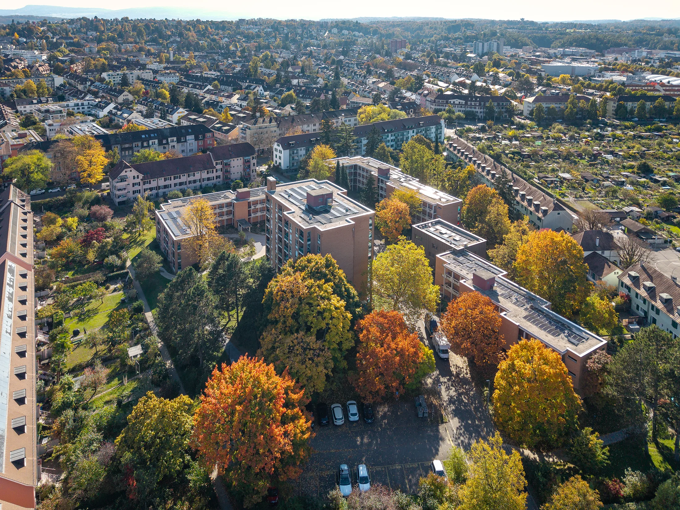 Alterssiedlung Pilatus mit neu gestalteter Parkumgebung